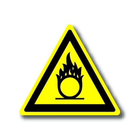 Ergomat 16in TRIANGLE SIGNS - Flammable DSV-SIGN 256 #1328 -UEN